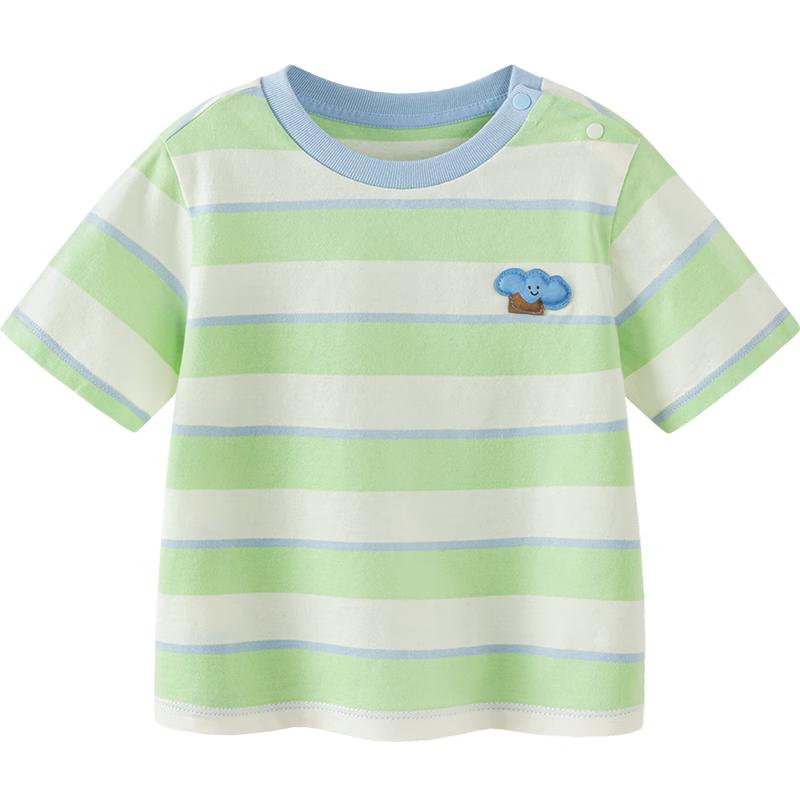 minibala Unisex Pure Cotton Striped T-Shirt