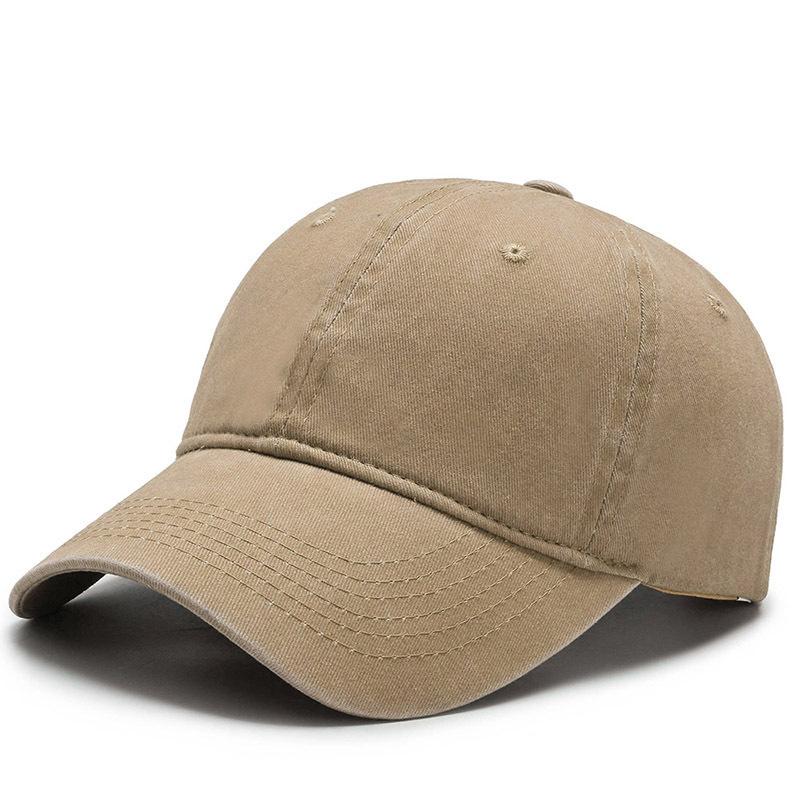 American Hat Washed Hat Men'S Casual Baseball Cap Outdoor Embroidery Big M Trendy Versatile Sunscreen Hat