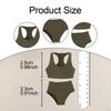1/12 Miniature Clothing Ensemble with Sports Top and Shorts for Female Dolls