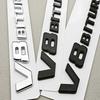 Chrome V8 BITURBO 3D ABS Fender Badge Side Emblem Decal Fit Mercedes Benz AMG C63 E63 G63 G500 Car Styling Sticker