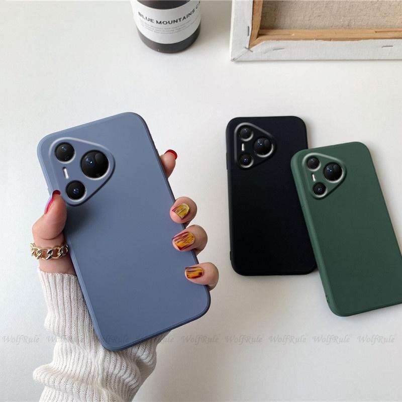 For Huawei Pura 80 Pro Plus Case Huawei Pura 80 Pro Plus Capas New Shockproof Phone Bumper Back TPU Liquid Silicone Soft Fundas
