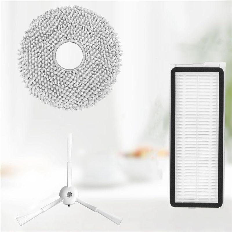 A20F-Accessories Kit For Roborock Qrevo Maxv/Qrevo Pro/Qrevo S Robot Vacuum Cleaner Replacement Parts Mop Pads HEPA Filters