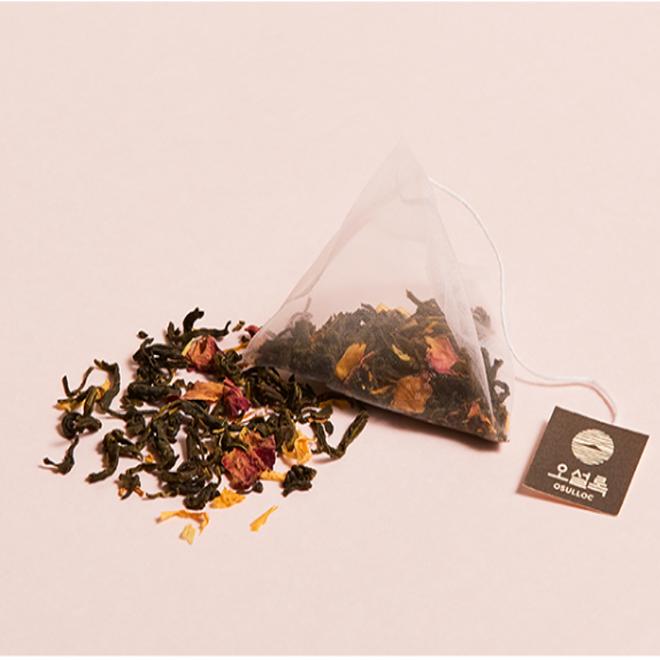 Koreanischer traditioneller Tee, Osulloc-Hochzeitsgrüntee (Blumiger grüner Tee, Teebeutel) 20 Stück