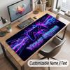 Game Controller Theme Customized Mouse Pad Personalized Print Name Text Desk Mat For Home Office Table Decor