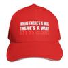 Where theres a will theres a wayGet it done Baseball Cap New Hat Sunscreen black For Girls Unisexs