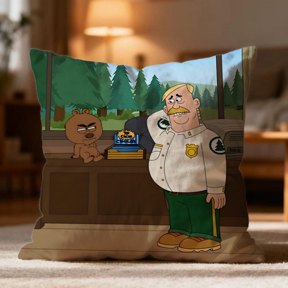 Горячая наволочка B-BBrickleberry Cushion Cover Мягкая стирающаяся наволочка для подушки Многоцелевая для дивана, кровати, путешествий, офиса 30cmx30cm