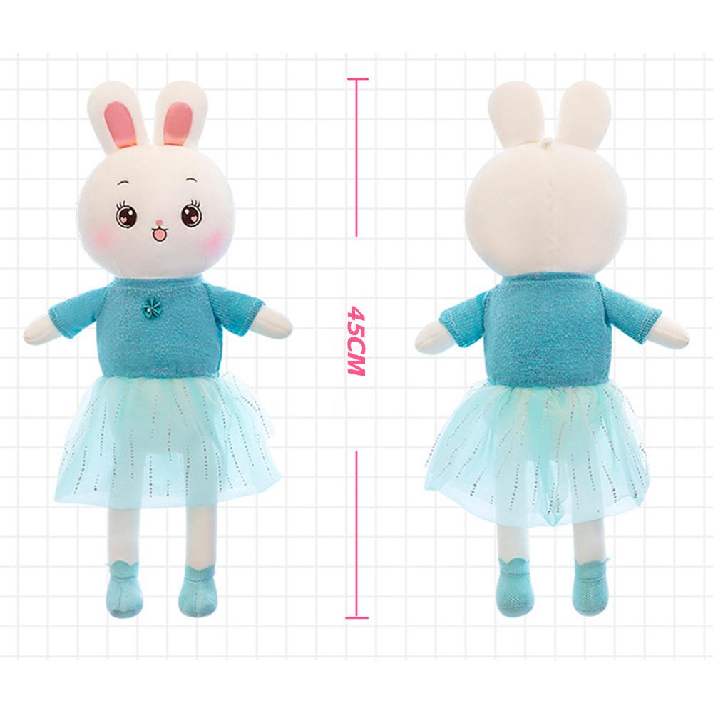 Cute Cartoon Rabbit Plush Toy Super Soft Stuffed Animals Throw Pillow For Home