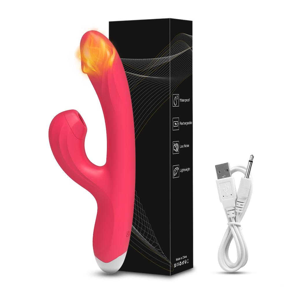 Kvinners G-punkt Vibrator Klitoris Sugekopp Kraftig Klitoris Vakuum Stimulator Silikon Vibrerende Kvinnelig Onani Sexleketøy Par