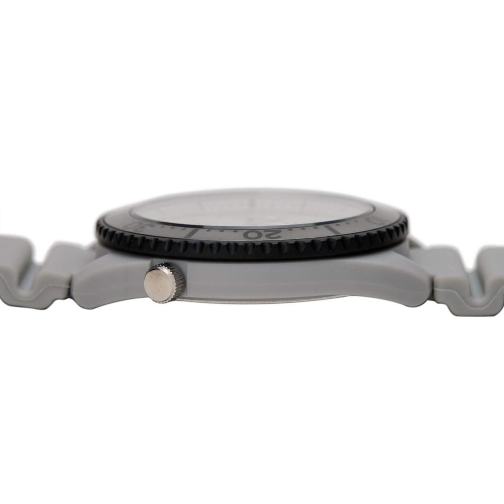 [citizen Q A] Solar Watch  10 Atm  Waterproof  Analog Urethane Strap  H064 002  Men S  Gray  Silver