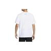 Nike T Shirts Men's White Crew Neck Moderate Straight Fit HF4635-100