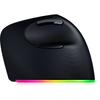 Razer Pro Click V2 Vertikales Drahtloses Ergonomisches Design KI-Prompt Windows Mac Kompatibel Konnektivität über oder USB C Kabelgebundener Modus Chroma RGB Maus 6-Tasten