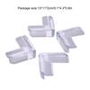 4 Pieces Self-Adhesive PVC Corner Guards Furniture Protector Toilet Window Pads Home Kitchen Children Accessories