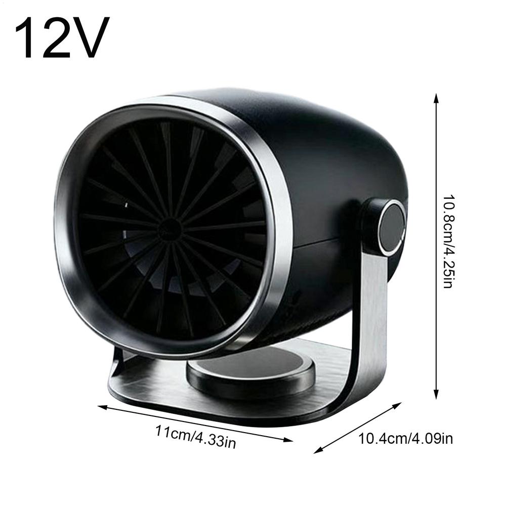 Portable Car Heater 2 In 1 Automotive Defroster Fan Plug In Fast Windshield Heater For Heating Cooling Winter Cold Weather