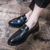 Leather Shoes Autumn Dress Casual Soft Sole Inner Height Increase Hair Stylist British Pointed Head Winter Velvet