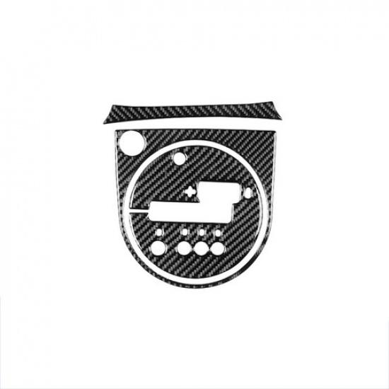 3pcs Black Carbon Fiber Car Center Gear Shift Frame Cover For Nissan 350Z 06-09