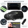 190*75*73in Black Full SUV Car Cover Waterproof Sun-Resistant Dust-proof UV Resistant Outdoor Auto Protection Cover