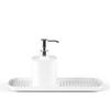 Stainless Steel Soap Dispenser with Draining Rack