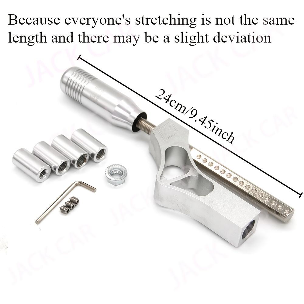 Universell Bilmodifiering Växelvred Förlängningsstång Kit Aluminiumlegering Förlängningsstång Växelvred Kit