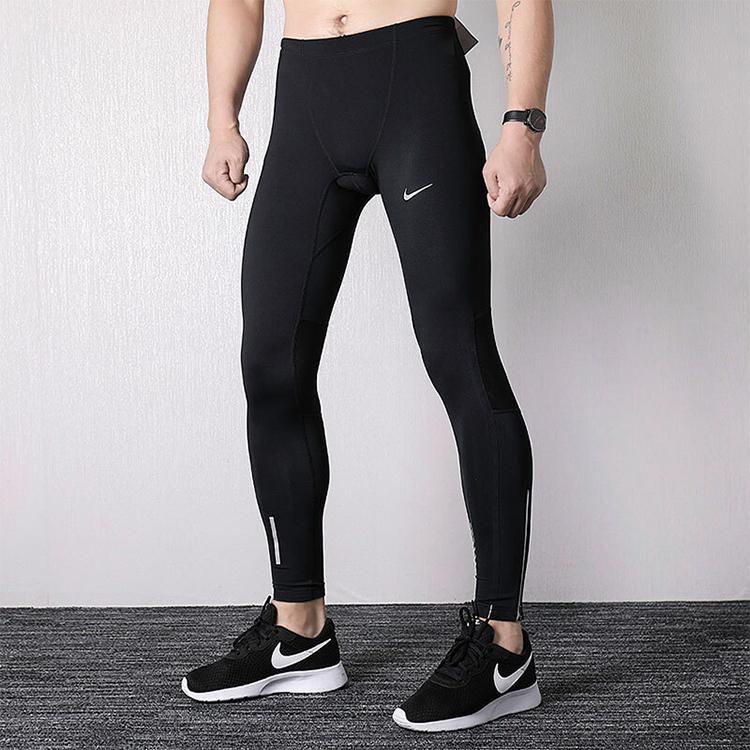 Nike Pro Running Training Slim-Fit Pants Men Bottoms Black 838068-010