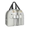 Luxury Pearl And Abalone Poodle Dog Insulated Lunch Bag for Women Resuable Pudel Caniche Cooler Thermal Bento Box Work School