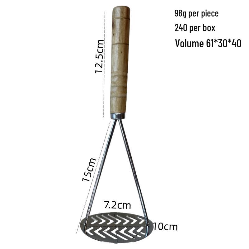Stor Manuell Potetmoser og Riser - Kreativ Bake- og Kjøkkenredskap