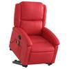 Vidaxl Lift Recliner Massage Chair, Reclining, Red, Eco-leather