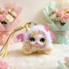 Devil Horns Plush Keychain Plush Plush Doll Keyring Bag Pendant Little Devil Horn Keychain  Gift