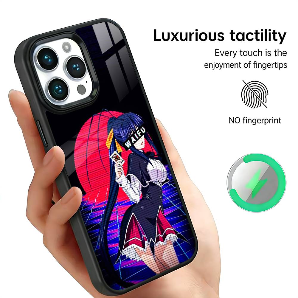 

High School DxD Rias Gremory Phone Case For iPhone17,16,15,14,13,12,11 Plus,Pro Max, New Magnetic Wireless Charging iPhone13