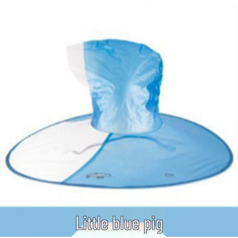 Kids' Yellow Duck UFO Raincoat Poncho Hat for Kindergarten Boys & Girls