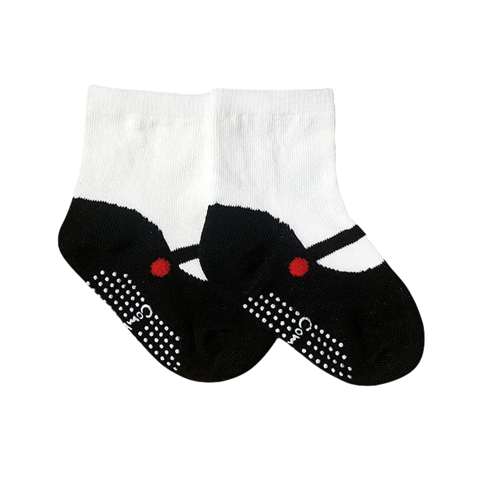 

Модные теплые носки для маленькой девочки в горошек, детские милые носки-тапочки из хлопка, детские носки 3 цветов 6-24Months