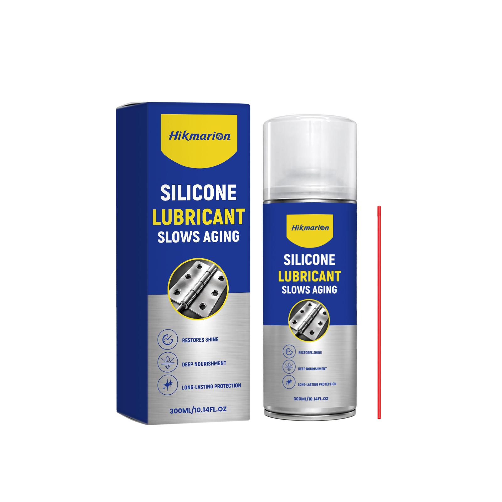 Car rubber strip lubricant, car window and trunk rubber strip daily maintenance lubricant 300ml bottle+1Needle/Box
