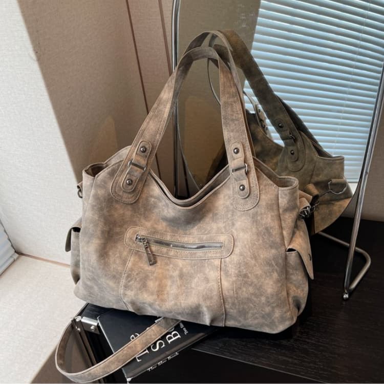 Borsa a tracolla da donna di grande capacità borsa a tracolla portatile