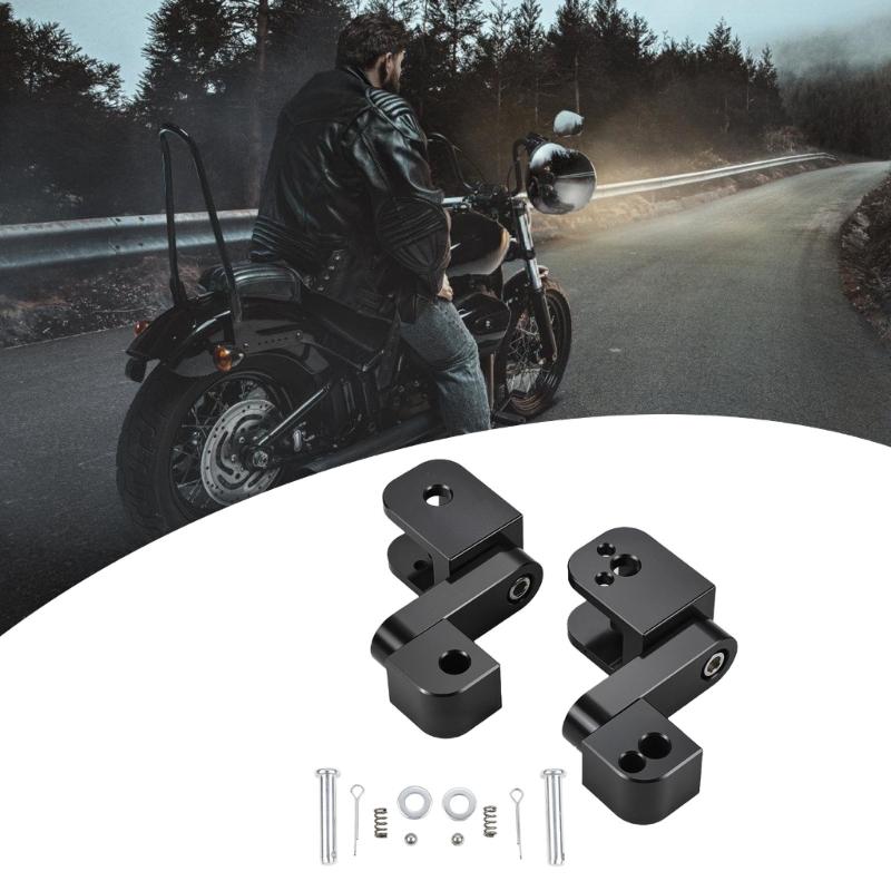Strong Strength Aluminum Footrest Bracket with Adjustable Angle & Anti Corrosion Coating for MX350 MX650 SX500 Motorcycle
