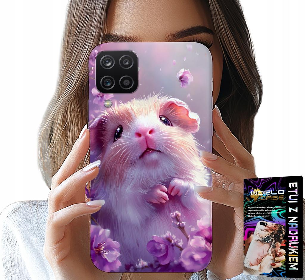 Etui Do Samsung Galaxy A22 5G - Słodki Chomik, Gryzonie Wzory Dla Dzieci