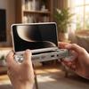 For AYN Thor TPU Protective Case Clear Slim Soft Shell Anti Slip Cover for Flip Handheld Console Gaming Drop Protection Use