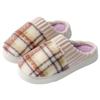 Winter men's cotton slippers deodorant and non-slip thick-bottomed warm slippers women's home indoor fluffy slippers can be worn outside