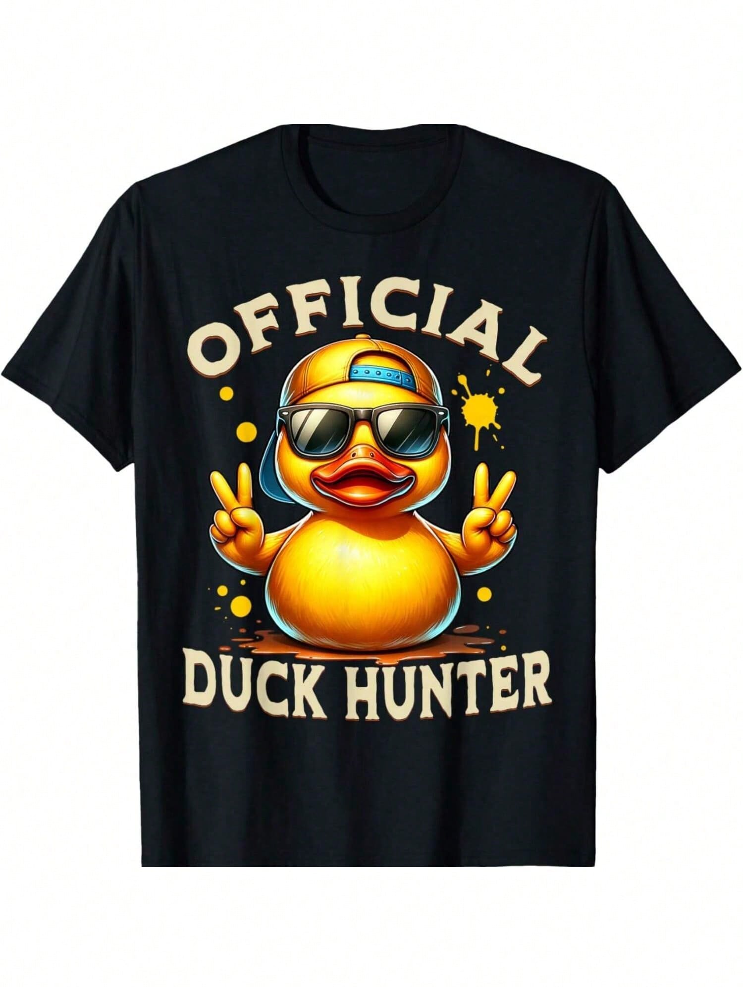 Duck Cruise Boat Shirt Funny Rubber Duck Hunting T-Shirt S
