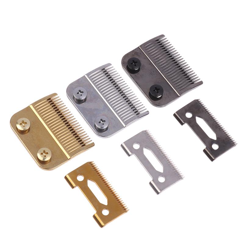 1set Professional Replacement 2-Hole Clipper Blade Compatible With Cordless Magic Clip 808 Hair Clippers