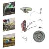 Electric Starter Kit Starter Flywheel Switch Powered Case For Honda Gx340 11hp Honda Gx390 13hp(Limited To 2011 And Earlier Mode