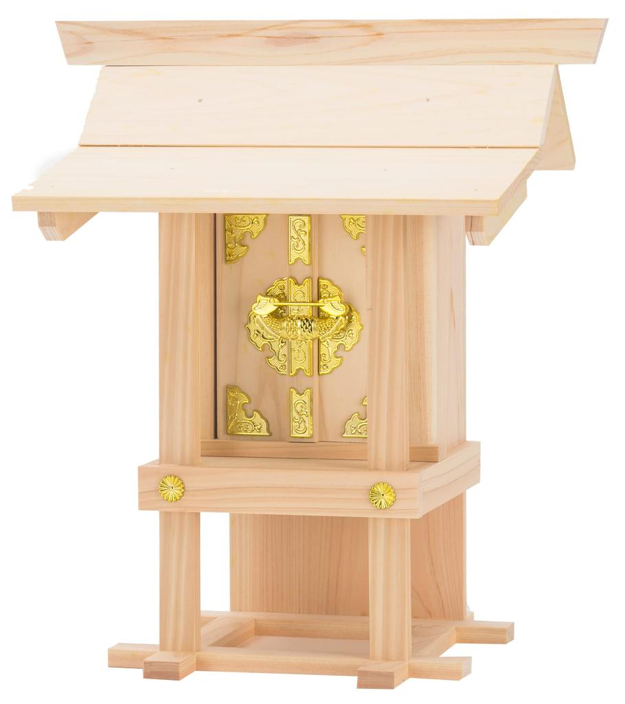 Kamidana No Sato Shinto Shrine Earth God (Small) (For Outdoor Ceremonies) Natural