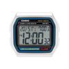 Ceas desteptător CASIO radio-controlat afișaj temperatură umiditate dată zi săptămână sunet electronic snooze lumină model argintiu DQD-851J-8JF.