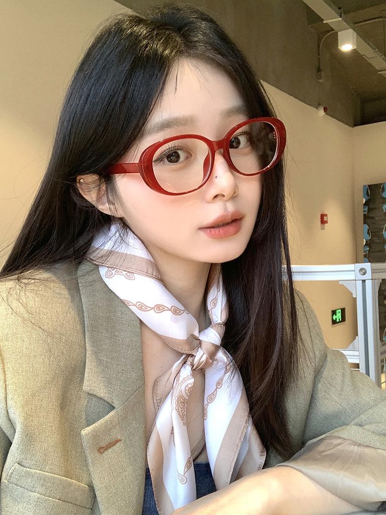 New Unisex Round Polygon Glasses for Men Women Pc Frame Glasses Plain Glasses Nearsighted Oval Eyewear Glasses -1.0 -2.5 -2