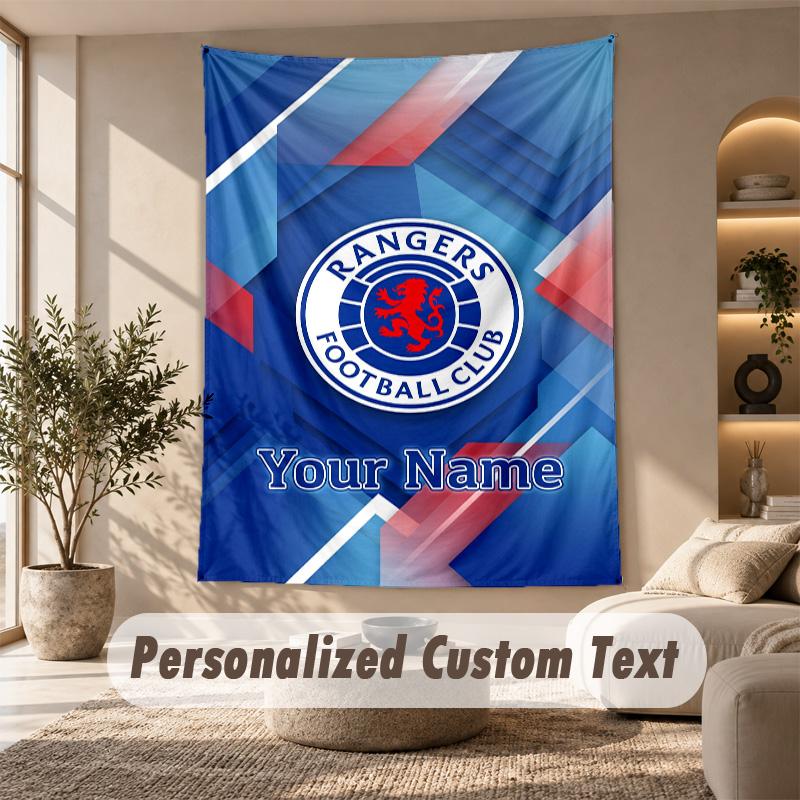 Tapestry Custom Name Text, Wall Hanging Tapestry Home Room DecorRangers FC