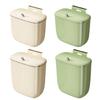 Household Waste Container Diaper Hangings Trash Bin with Lid Small Garbage Can