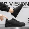 Men Flat Low Top Walking Shoes Fashion Casual Sneakers Tennis Shoe Lace Up Comfort Slip On Student White Slate Shoe Road Running