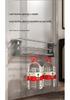 Magnetic Double-Layer Retractable Shoe Rack with Under-Hanging Basket for Door and Home Storage