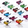24/48pcs Butterfly Magnetic Refrigerator Sticker Simulation Wall House Living Room Kitchen Decoration DIY Magnet Supplies XJM