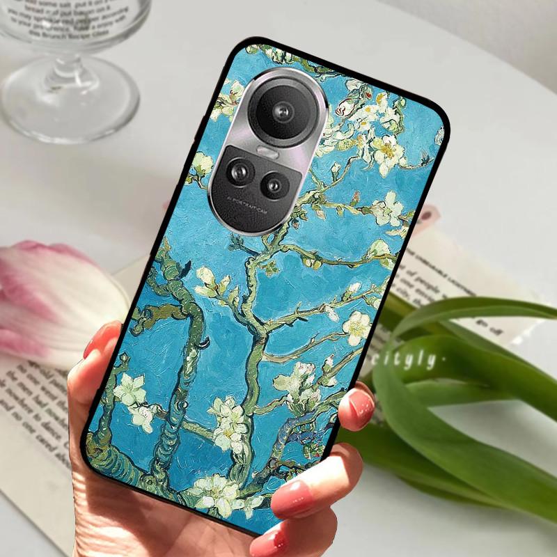 For Oppo Reno 10 5G CPH2531 Case Reno10 Shockproof Soft TPU Silicone Phone Cover For Oppo Reno 10 Pro 5G CPH2525 Funda Cartoon
