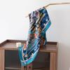 100% mulberry silk silk scarf women's  spring and summer double-sided printed silk scarf shawl
