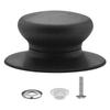 Universal Lid Cover Knob Heat-Resistant Cooking Pot Pan Lid Knob Cap Replacement Lifting Handle Kitchen Cookware Handgrip Black